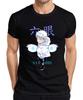 SIX EYES Anime Aesthetic Boy White Hair Manga Otaku Gift Men's T-Shirt-