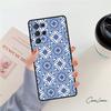 Moroccan Tile Rubber phone case For Samsung Galaxy S24 S25 S23 S22 Ultra Note 10 20 Plus S20 S21 FE Cover