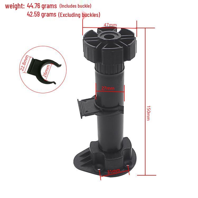 Adjustable PVC Cabinet and Table Support Feet