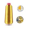 Metallic Thread Embroidery Gold Silver Machine Embroidery Threads Polyester Sewing Thread Spools for Embroidery
