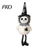 High-quality Halloween Figure Plush Pom Hanging Decoration, Pumpkin/Ghost/Black Cat/Witch Doll Spooky Party Decor Ornament for Tree, Porch,