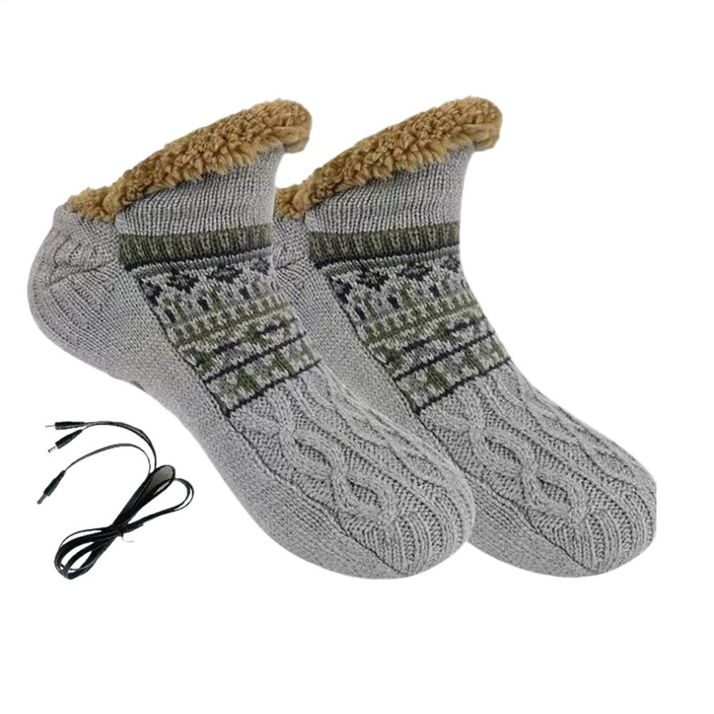 Heating Socks Women Christmas Warm Feet Clothing Fast Heating Foot Warmer For Cold Mornings Evening Relaxation Home Office