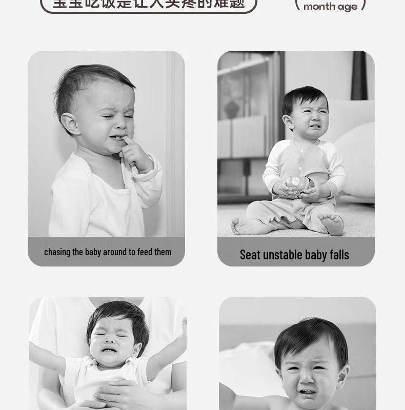 Portable Multifunctional Baby High Chair: Folding Infant Seat and Dining Table Combo