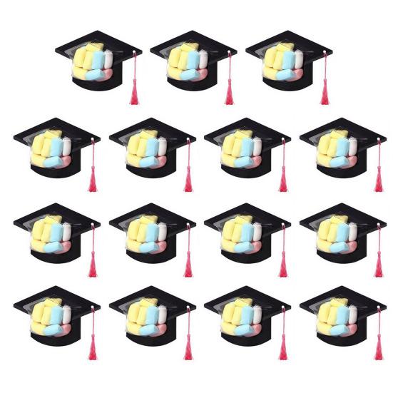 Graduation Cap Candy Cards Candy Dome Greeting Card with Tassel DIY Grad Cap Candy Box for School Ceremony Party 2026 Graduation Gifts