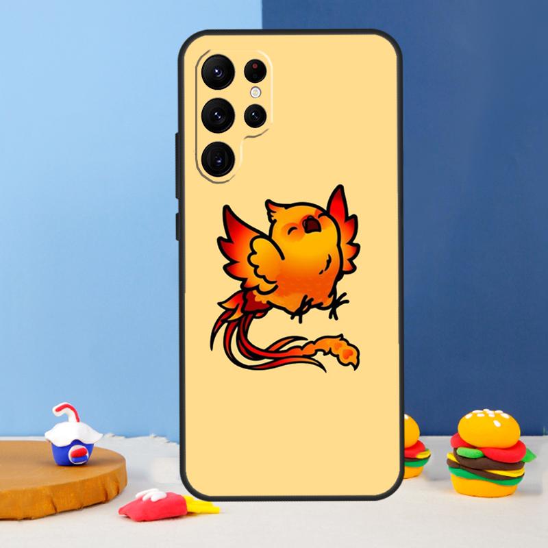 Chubby Bird Phone Case For Samsung Galaxy S24 S25 Ultra S9 S10 S20 S22 S21 S23 Plus S24 FE Cover Coque