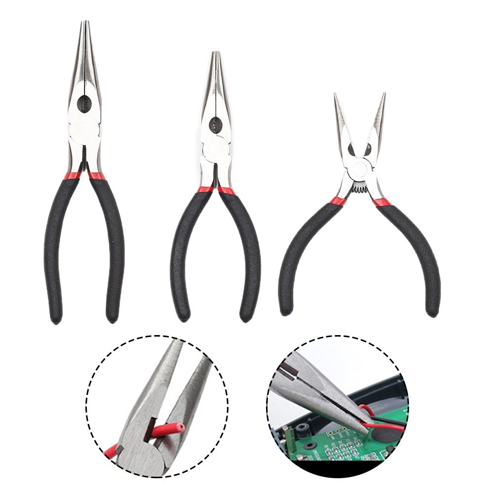 For Electrician Installation Carbon Steel Pliers DIY Hand Tool DIY High-quality Tool Steel Long-lasting Performance Narrow Tip