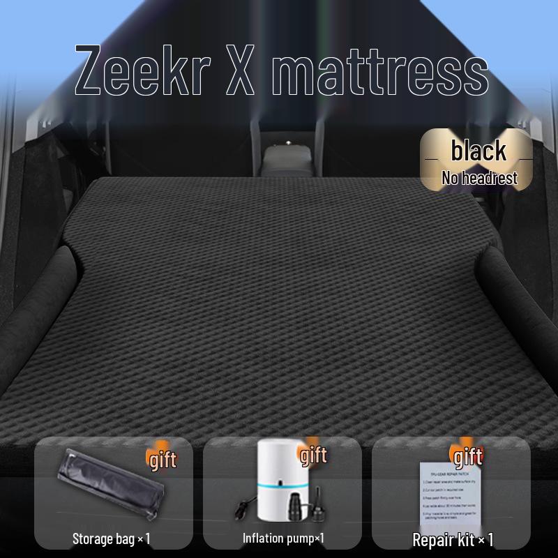 Zeekr X Car Bed: Inflatable Rear Seat Sleeping Pad & Air Cushion, Compatible with 25 Models.