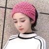 Women's Hand-Knitted Wool Headband: Warm Autumn/Winter Ear Protection with Wide Brim