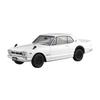 AOSHIMA 1/24 Snap Kit Series KPGC10 Skyline HT 2000GT-R 1971 (White)