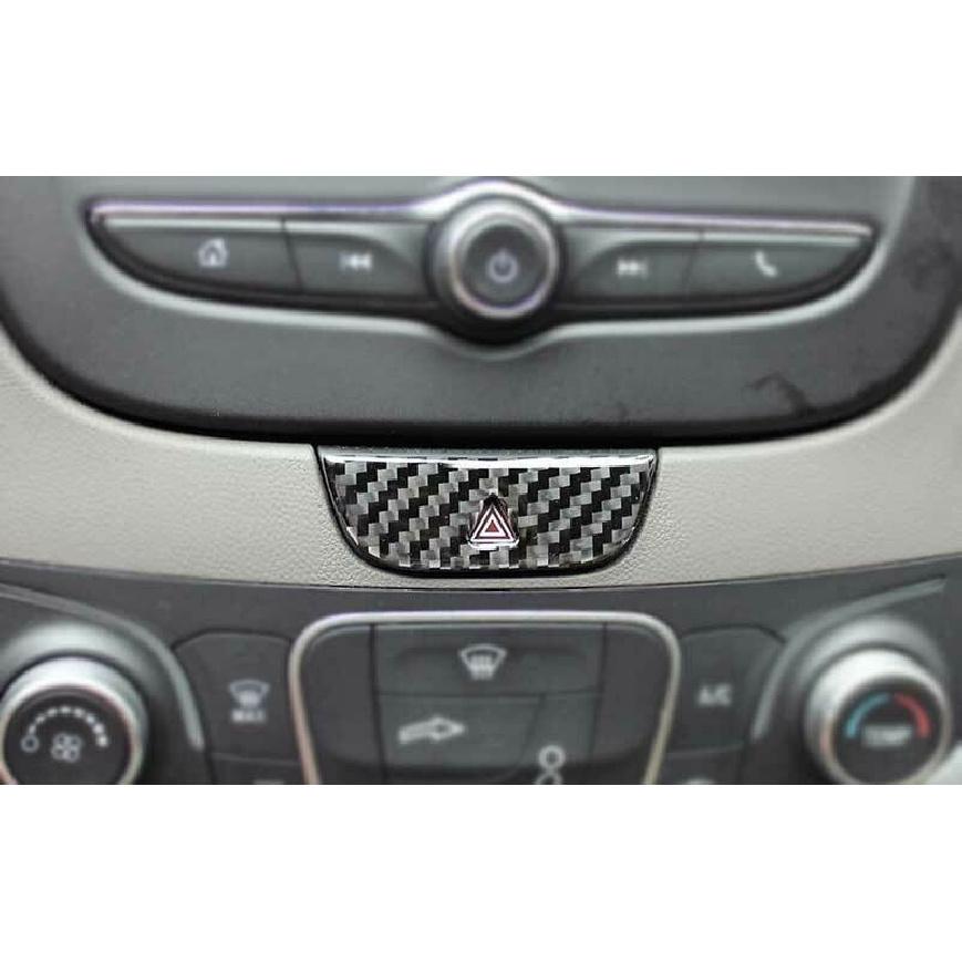 Mergency Light For Chevrolet Malibu Switch Control Real Carbon Fiber 2016-2021