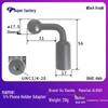Aluminum Alloy Bent Ball Head Phone Holder for Motorcycle Rearview Mirror