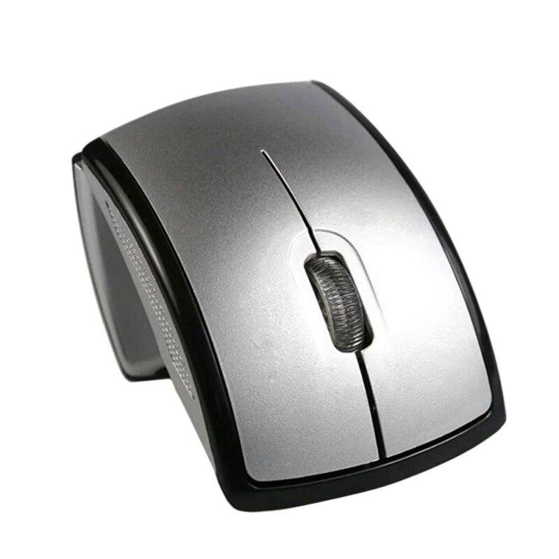 Mini 2,4G Wireless Folding Maus Computer Ergonomische Gaming Mause Ultra-Dünne Tragbare USB 2,0 Mäuse Desktop Maus Für PC Laptop