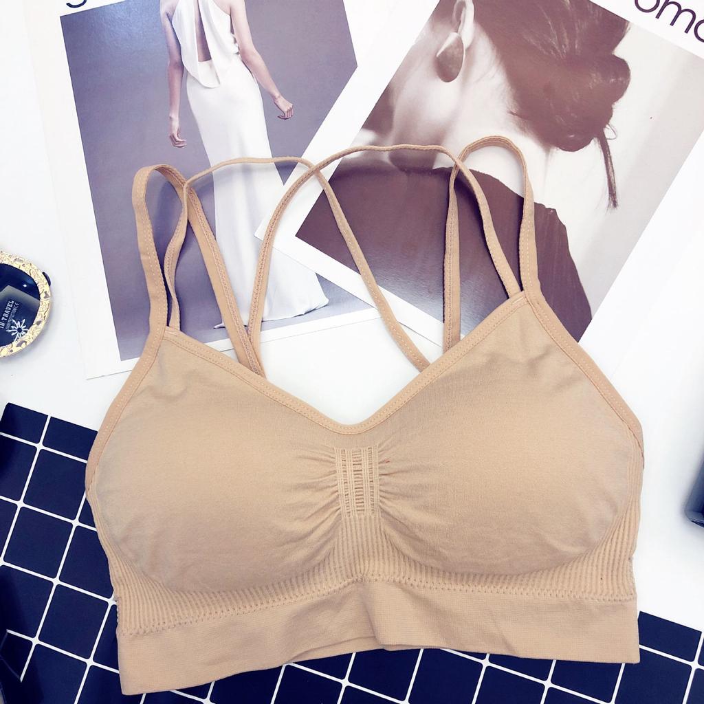 Large Size Beautiful Back Bra Wrap Tube Top Yoga Vest for Women