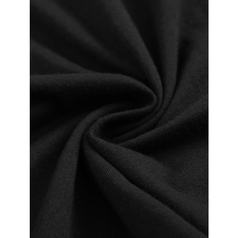 Evropské velikosti Pánské trendy tričko s kulatým výstřihem | Univerzální s krátkým rukávem, Vhodné na cestování/léto/pláž, Fitness/Běh/Trénink