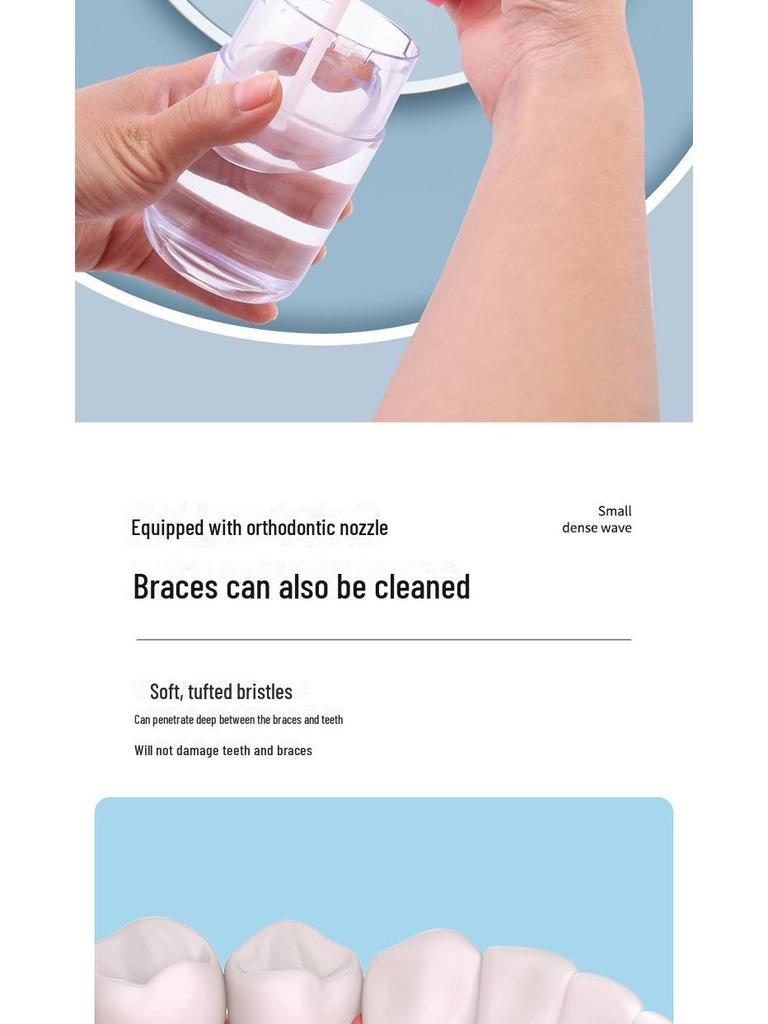 Portable Electric Oral Care Water Flosser & Tooth Cleaner