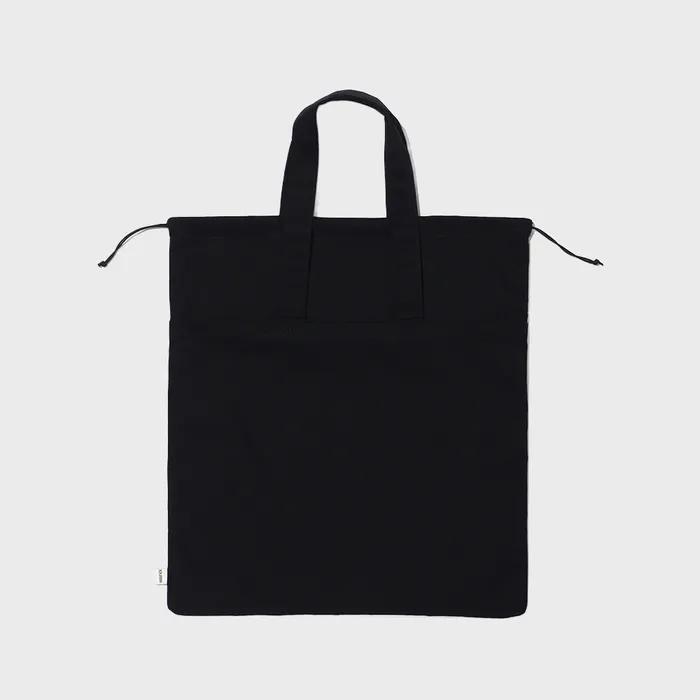 2WAY COTTON BIG BAG BLACK