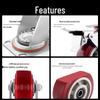 Xieyu Silent Polyurethane 3-Inch Caster Wheel