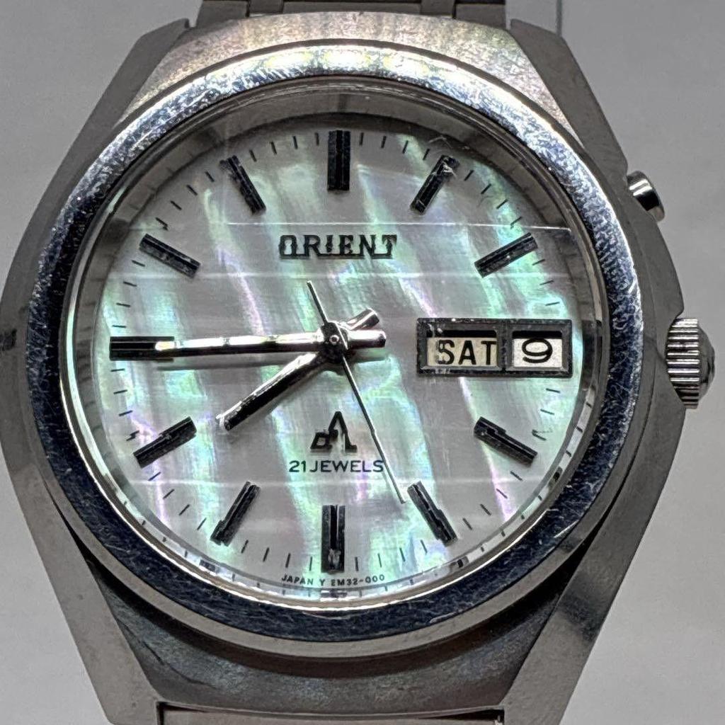 Used Good condition, working item, Orient Chrono Ace men's wristwatch, chronograph, automatic winding
