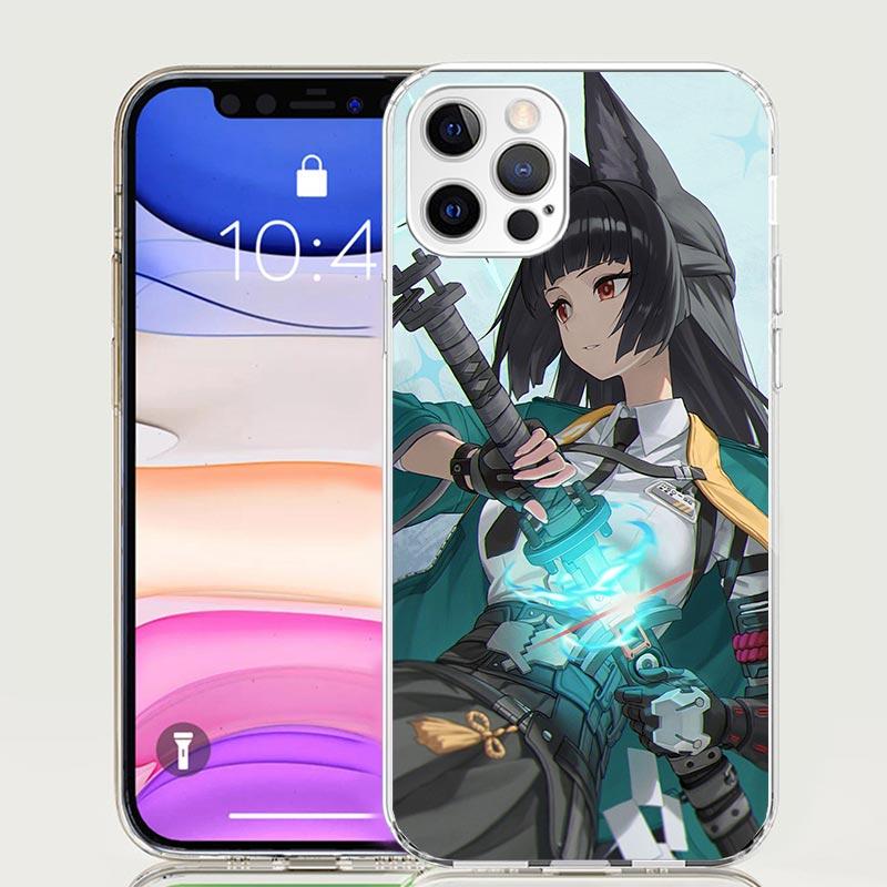 Hoshimi Miyabi Zenless Zone Zero ZZZ Phone Case For iPhone 17 Air 16 15 Plus 11 14 Pro Max 13 Mini 12 7 8 + SE Pattern Art Custo