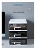 Transparent Small Drawer Desk Organizer and Storage Cabinet