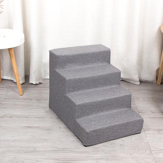 Scară pentru Animale de Companie 2/3/4 Straturi Burete Confortabil Rampă de Cățărat pentru Câini Detașabilă pentru Cățel