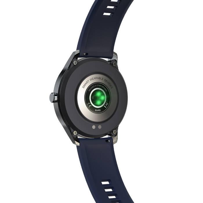 Smartwatch Męski G. Rossi Sw018-5 Black/Blue (Sg012E) Własne Tarcze
