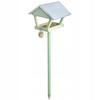 Standing Bird Feeder for Sticking In for Seed Wooden Decorative Green