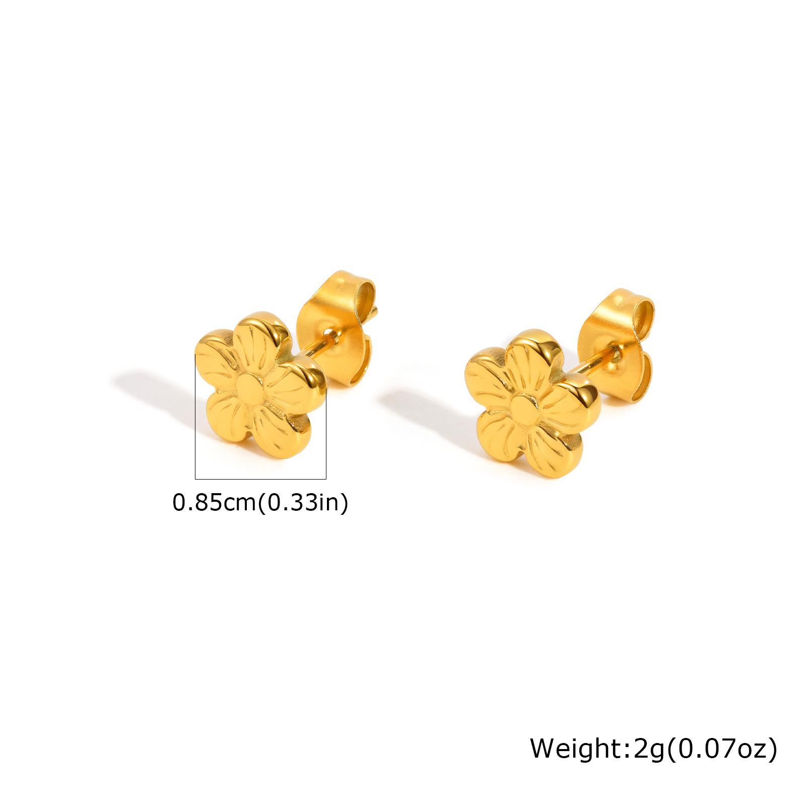 

Vnox Women s Small Pretty Flowers Stud Earrings Stainless Steel Fashion Statement Cartilage Ear Jewelry Gifts