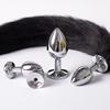 Removable Fox Tail Anal Plug - Beginner's Small Size Anal Dilator