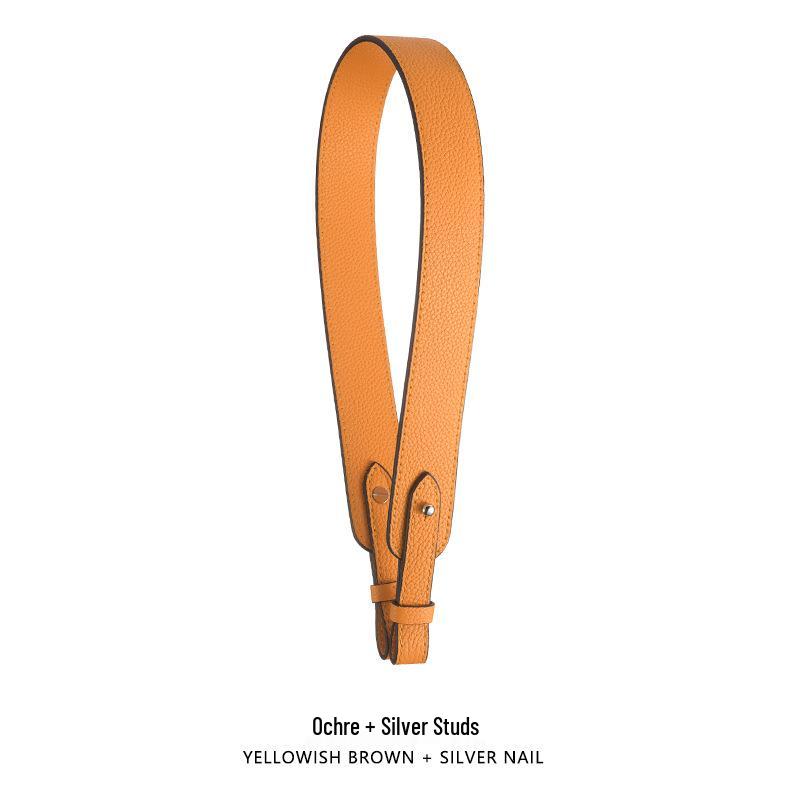 Pasek do torby A-30 ze skóry naturalnej z krowiej skóry: Akcesorium Pasek na Ramię do Koszyka na Zakupy i Torebek Podpachowych