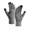 Gants d'hiver pour hommes et femmes Gants thermiques tactiles antidérapants Gants doublés en velours
