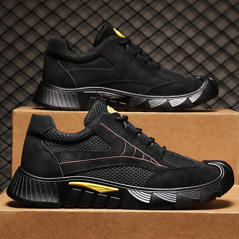 Summer New Outdoor Comfortable Versatile Wear-resistant Tooling Shoes Low-top Casual Men's Shoes Fashionable Men's Labor Insurance Shoes