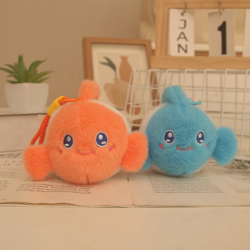 Ocean Animal Plush Toy Collection Pack With Keychain For Kids And Collectors