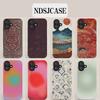 Nouvelle Coque de Téléphone Clmj Luxe Ambre Crépusculaire pour iPhone 17 16 15 14 13 12 11 X XS XR Air Pro Max Plus Coque Arrière Luxe Double Couche