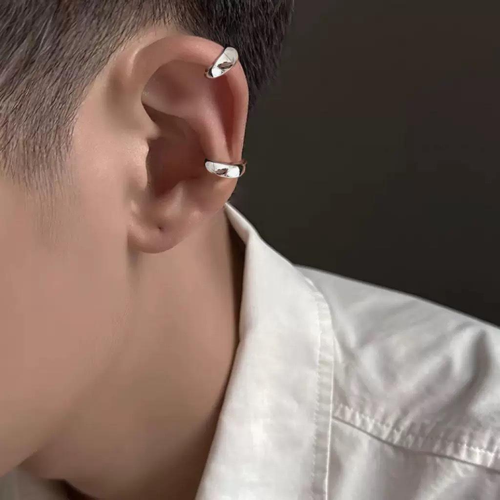 Painless Men's Ear Cuff: Vintage Chic, Niche Design, No Piercing Required