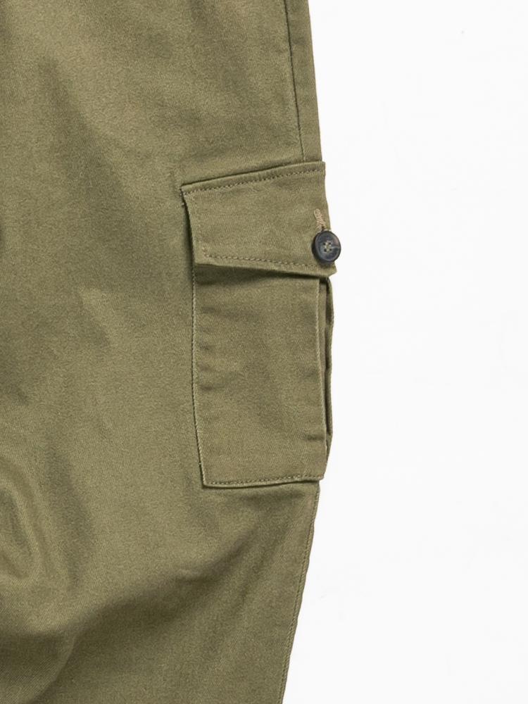 Seuteulaikeu Str Relax Cargo Jogger Pants (Khaki)