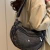 Borsa Quadrata Piccola in Denim Porta Monete Porta Cellulare Borsa a Tracolla Leggera da Donna