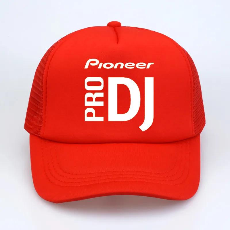 DJ style Pioneer Baseball Cap Summer cool Mesh Trucker Cap Women Unisex print Pioneer DJ PRO Snapback hat bone gorras