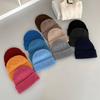 Women Pure Wool Knit Hat With Double Layer Warmth For Winter Casual Wear