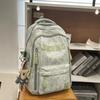 Schoolbag Korean version of high-value junior and high school student schoolbag to reduce the burden and protect the spine, light and large-capacity 