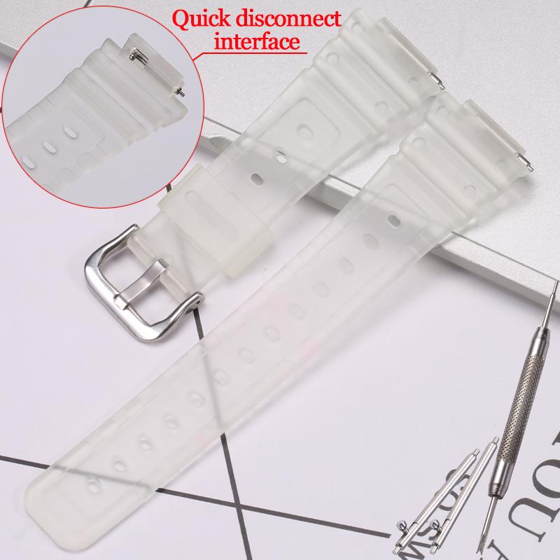 Rubber Strap Suitable For Casio  GA 2100 GA 2110 Men's Sports Waterproof Strap Watch Accessories Replacement Wristband