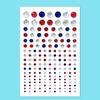 Acrylic Diamond Face & Eyebrow Stickers for Party Makeup and DIY.