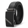 Frosted Automatic Buckle Edge Two-Layer Cowhide Belt, Business And Leisure Men'S Trendy Belt