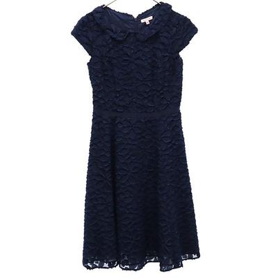 Short Sleeve Race One Piece Navy Women Used