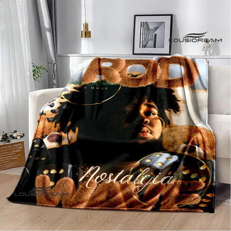 Rapper rod wave printed blanket Warm Flannel Blankets Soft and Comfortable blanket Home Travel Blanket bed linings Birthday Gift