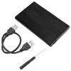 External Hard Drive Case USB 2.0 Interface to SATA 480Mbps Transfer Aluminum Alloy Material 2.5in External HDD Case