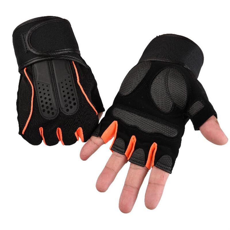 IRONWOLF Half-Finger Fitness Gloves with Wrist Support