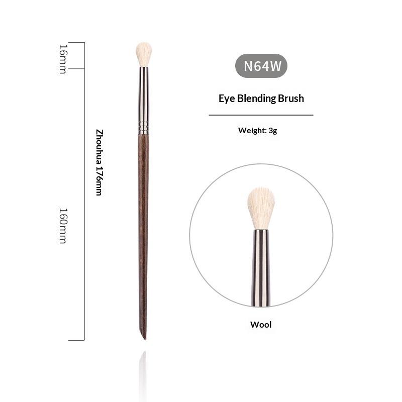 Professional Animal Hair Makeup Brush Set Complete Soft Bristles for Eyeshadow Lip Foundation Beginner Use