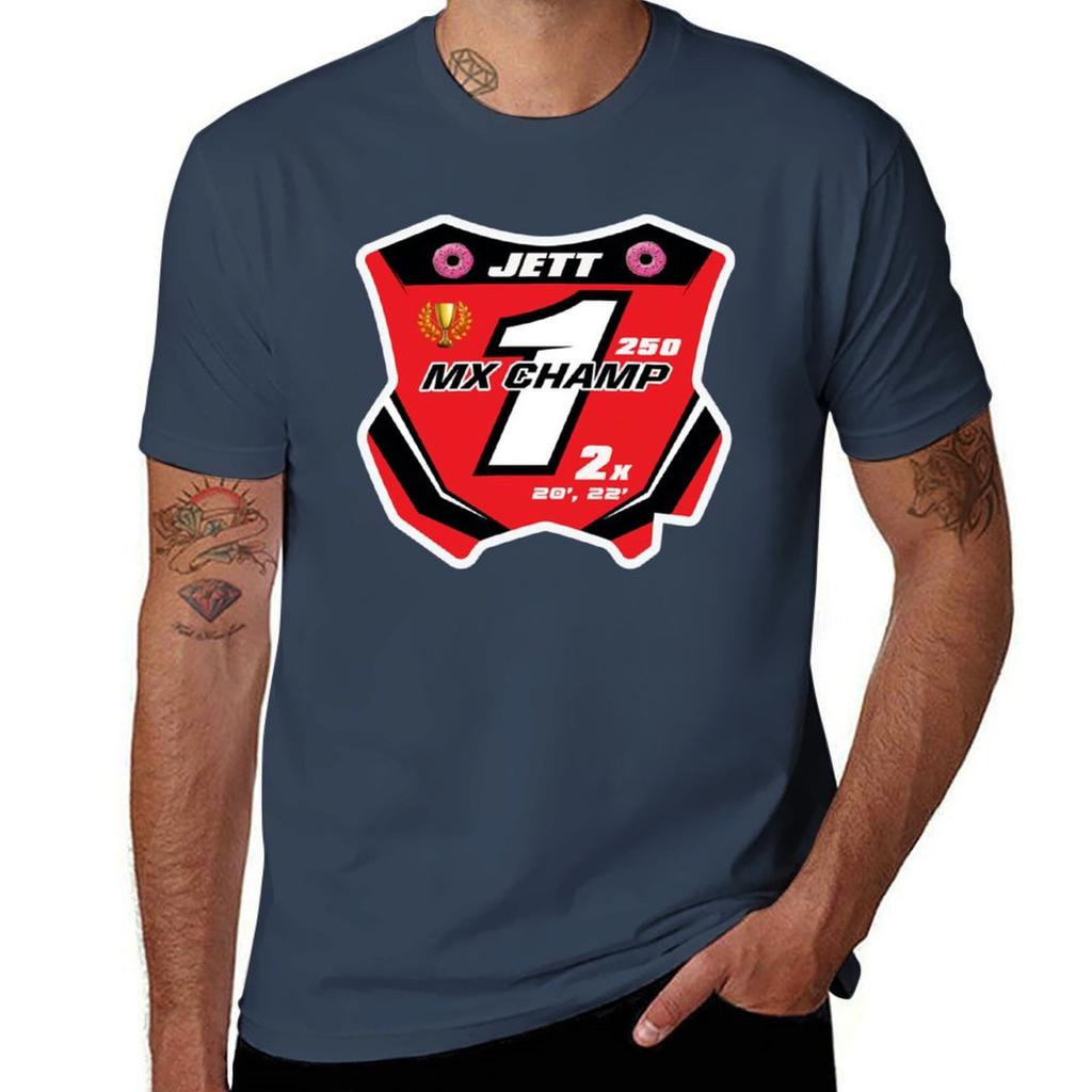 Jett Jl18 Lawrence Motocross Dirt Bike Champion Gift Design 2021 2022 Tshirt Summer Tops Unisexs Clothes
