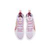 Li Ning SONIC Ultra Cushioning Slip Resistant Abrasion Resistant Mid Top Basketball Shoes Men's White Red ABAS145-9